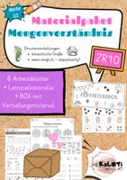 Vorschau - Arbeitsblätter - Mengenverständnis, Materialpaket, Mathe, 1 Klasse - Deckblatt