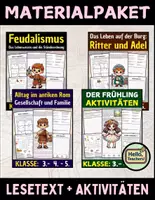 Vorschau - Arbeitsblätter - Materialpaket : Lesetexte, Aktivitäten und Rätsel für die Klassen 3–5 - Deckblatt