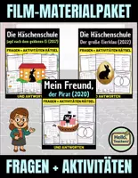 Vorschau - Arbeitsblätter - Film-Materialpaket : Mein Freund, der Pirat (2020), Die Häschenschule – Jagd nach dem goldenen Ei (2017) und Die Häschenschule – Der große Eierklau (2022). - Deckblatt