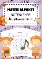 Vorschau - Arbeitsblätter - Materialpaket Notenlehre Musikunterricht - Deckblatt