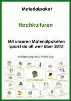 Vorschau - Arbeitsblätter - Hochkulturen (großes Materialpaket) - Deckblatt