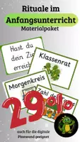 Vorschau - Poster - Materialpaket Rituale im Anfangsunterricht - Deckblatt