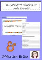 Vorschau - Arbeitsblätter - "Il passato prossimo"Materialpaket - Deckblatt