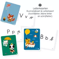 Voorbeeld - Materiaal pakket - Complete Bundel van alle A tot Z letterkaarten - Voorblad