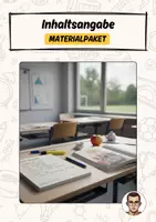 Vorschau - Arbeitsblätter - Materialpaket Inhaltsangabe - Deckblatt