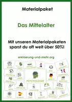 Vorschau - Arbeitsblätter - Das Mittelalter (großes Materialpaket) - Deckblatt