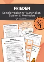 Vorschau - Spiele - Sparpaket: Frieden - Arbeitsblätter, Methoden & Spiele (15 Materialien) - Deckblatt