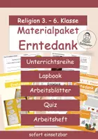 Vorschau - Unterrichtsreihen - Materialpaket: Erntedank - Deckblatt