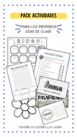 Vista previa - Juegos / Gamificación - PACK DE MATERIALES PARA EL PRIMER DÍA - Portada