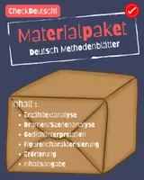 Vorschau - Arbeitsblätter - Materialpaket Methodenblätter Deutsch - Deckblatt