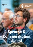 Vorschau - Unterrichtsreihen - Sparpaket: Sprache & Kommunikation digital – Chancen, Medialität & Nähe in Deutsch Sek II - Deckblatt