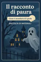 anteprima - Esercizi - Raccolta di materiali: il racconto di paura - Pagina di copertina