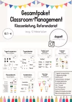 Vorschau - Poster - Classroom-Management (CRM) | Klassenleitung | Klassenführung - Großes Materialpaket - Deckblatt