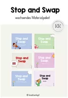 Vorschau - Spiele - (wachsendes) Materialpaket - Stop and Swap Spiele - Deckblatt