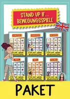 Vorschau - Spiele - Stand up if... Bewegungsspiele – Wachsendes PAKET für den Englischunterricht - Deckblatt