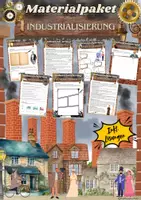 Vorschau - Arbeitsblätter - Materialpaket Industrialisierung - Klasse 7 - Deckblatt