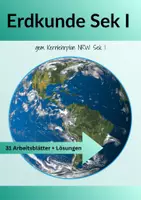 Vorschau - Arbeitsblätter - Materialpaket Erdkunde Sekundarstufe / Sek 1 - Deckblatt