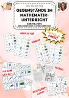 Vorschau - Arbeitsblätter - Materialpaket: Gegenstände im Mathematikunterricht DAF DAZ DFU - Deckblatt