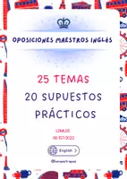 Vista previa - Unidades / Secuencias / Situaciones de Aprendizaje - OPOSICIONES MAESTROS INGLÉS - TEMARIO + SUPUESTOS - Portada