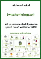 Vorschau - Stundenentwürfe - Zwischenkriegszeit (großes Materialpaket) - Deckblatt