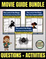Vorschau - Spiele - Movie Guide BUNDLE: The Lord of the Rings - The Fellowship of the Ring (2001), The Two Towers (2002), and The Return of the King (2003) - Deckblatt