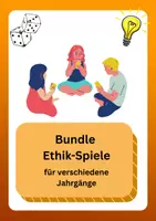 Vorschau - Arbeitsblätter - Ethik-Spiele Bundle - Deckblatt