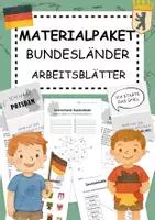 Vorschau - Stationenlernen - Materialpaket BUNDESLÄNDER Deutschlands Sachunterricht - Deckblatt
