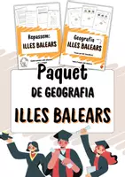 Vista previa - Unidades / Secuencias / Situaciones de Aprendizaje - Pack Illes Balears: Mapes, exercicis i activitats (ESO – Batxillerat) - Portada