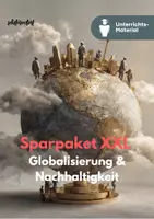 Vorschau - Unterrichtsreihen - Sparpaket XXL: Globalisierung & Nachhaltigkeit – Umwelt, Ungleichheit & Konsum Klasse 9-12 - Deckblatt