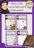 Vorschau - Stundenentwürfe - Martin Luther Reformation Unterrichtsreihe Materialpaket - Deckblatt