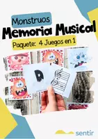 Vista previa - Juegos / Gamificación - Paquete de Juegos de Memoria Musical – Lectura de Notas en Clave de Sol y Fa - Portada
