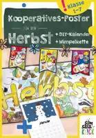 Vorschau - Arbeitsblätter - riesiges Gruppenposter für den Herbst + DIY-Kalender + Wimpelkette zum Kennenlernen - Deckblatt