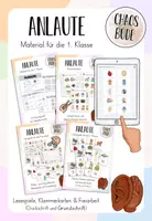Vorschau - Arbeitsblätter - Anlaute - Materialpaket für die 1. Klasse - Deckblatt
