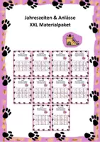 Vorschau - Arbeitsblätter - XXL Materialpaket Jahreszeiten & Anlässe - Deckblatt
