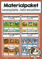 Vorschau - Spiele - Materialpaket Lesespiele - Deckblatt