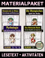 Vorschau - Arbeitsblätter - Materialpaket : Lesetexte, Aktivitäten und Rätsel für die Klassen 3–5 - Deckblatt