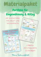 Vorschau - Arbeitsblätter - Materialpaket Portfolio (Basis-Set + Alltags-Set) für Kita & Krippe - Deckblatt