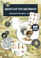 Vorschau - Arbeitsblätter - Bauernhoftiere Lernpaket | Vorschul-Arbeitsblätter & Lernposter für Kindergarten - Deckblatt