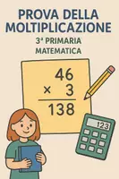 anteprima - Esercizi - Raccolta di materiali: Prova della Moltiplicazione - Pagina di copertina