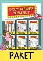 Vorschau - Arbeitsblätter - Englisch Grammatik Arbeitsblätter SPARPAKET: +220 Seiten mit Übungen - Deckblatt
