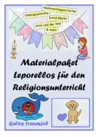 Vorschau - Mal- und Bastelvorlagen - Materialpaket Leporellos für den Religionsunterricht - Deckblatt