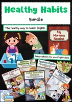 Vorschau - Arbeitsblätter - Healthy Habits Teaching Bundle: Food, Exercise & Hygiene - Deckblatt