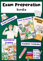 Vorschau - Arbeitsblätter - Exam Preparation Bundle – Strategies, Vocabulary & Exam Success - Deckblatt