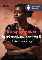 Vorschau - Unterrichtsreihen - Komplettpaket Kunst SEK II: Werkanalyse, Identität & Inszenierung – Unterrichtsmaterial Kunst - Deckblatt