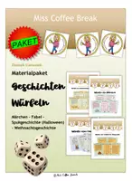 Vorschau - Arbeitsblätter - GESCHICHTEN WÜRFELN (Materialpaket) - Deckblatt