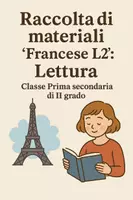 anteprima - Esercizi - Raccolta di materiali 'Francese L2': Lettura - Pagina di copertina