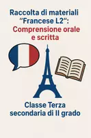 anteprima - Materiale interattivo - Raccolta di materiali 'Francese L2': Comprensione orale e scritta - Pagina di copertina