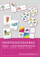 Vorschau - Spiele - Wortschatzaufbau (DaZ) – Bundle – Kleider - Deckblatt