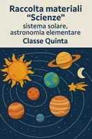 anteprima - Materiale interattivo - Raccolta di materiali "Scienze": sistema solare, astronomia elementare - Pagina di copertina