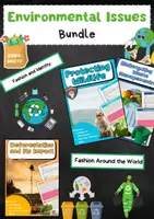 Vorschau - Arbeitsblätter - Environmental Issues Bundle – Climate Change, Pollution, Renewable Energy, Wildlife - Deckblatt